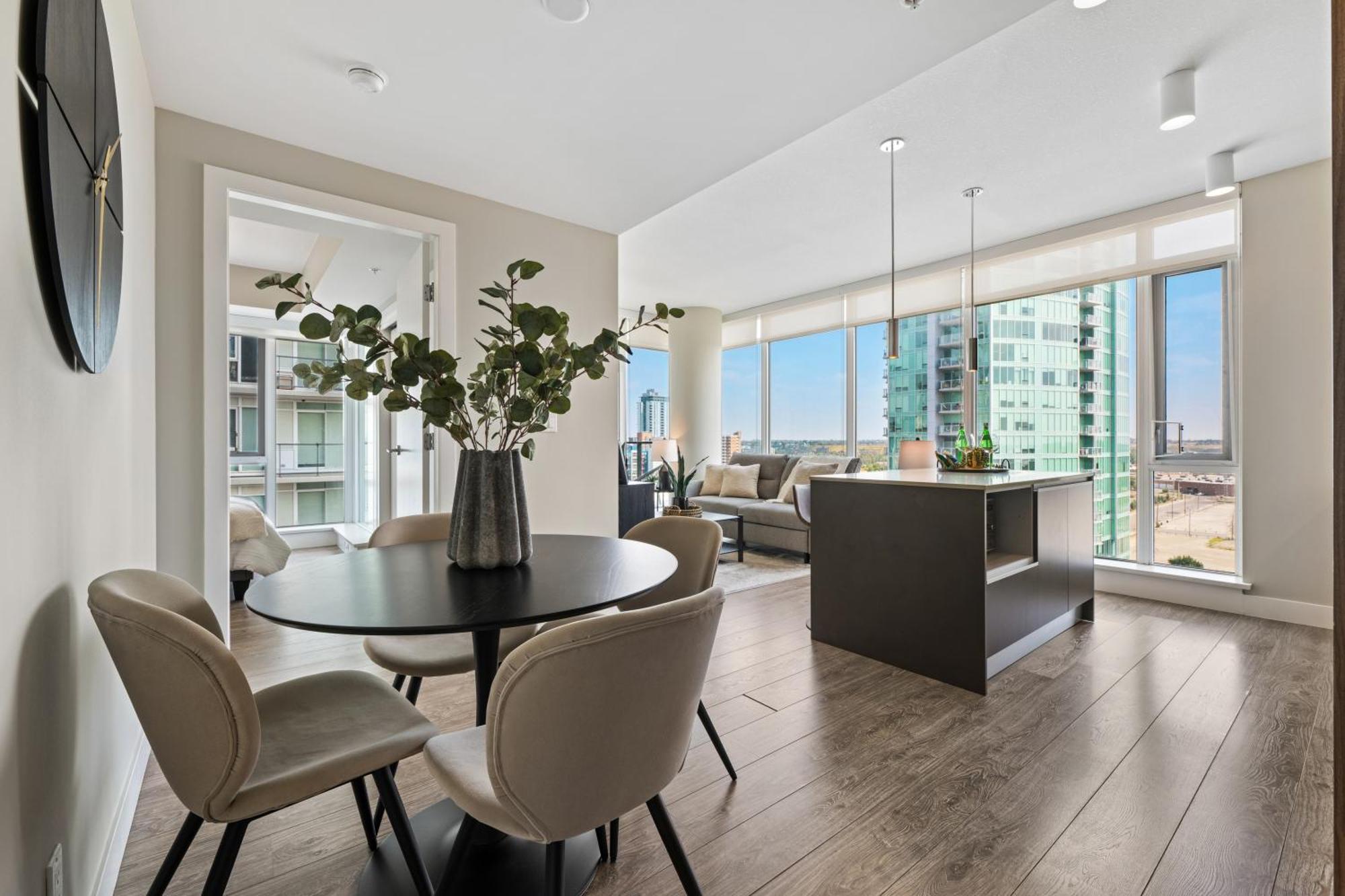 Modern Suite Calgary Downtown 5 Min Walk Stampede Exteriör bild