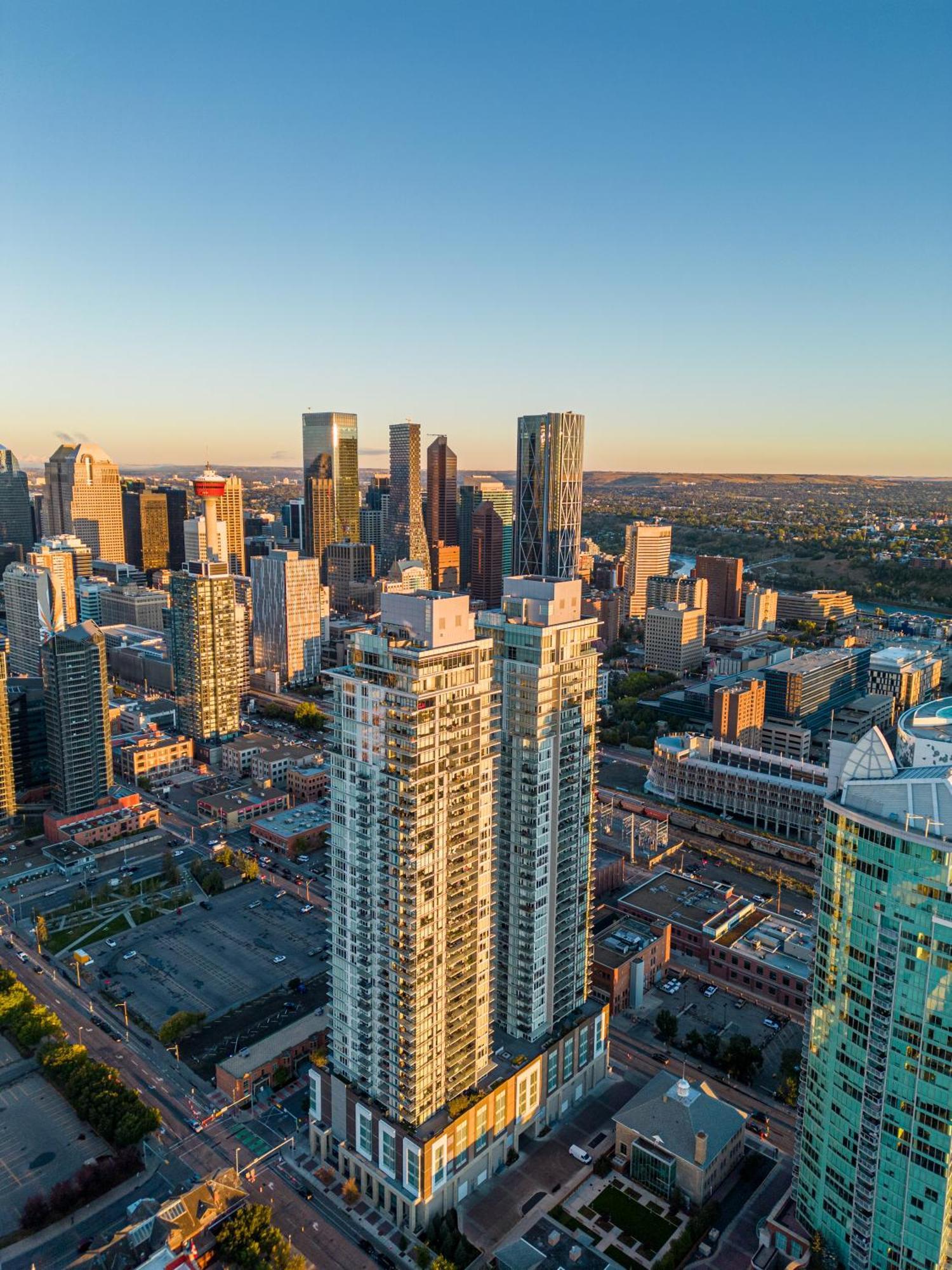 Modern Suite Calgary Downtown 5 Min Walk Stampede Exteriör bild